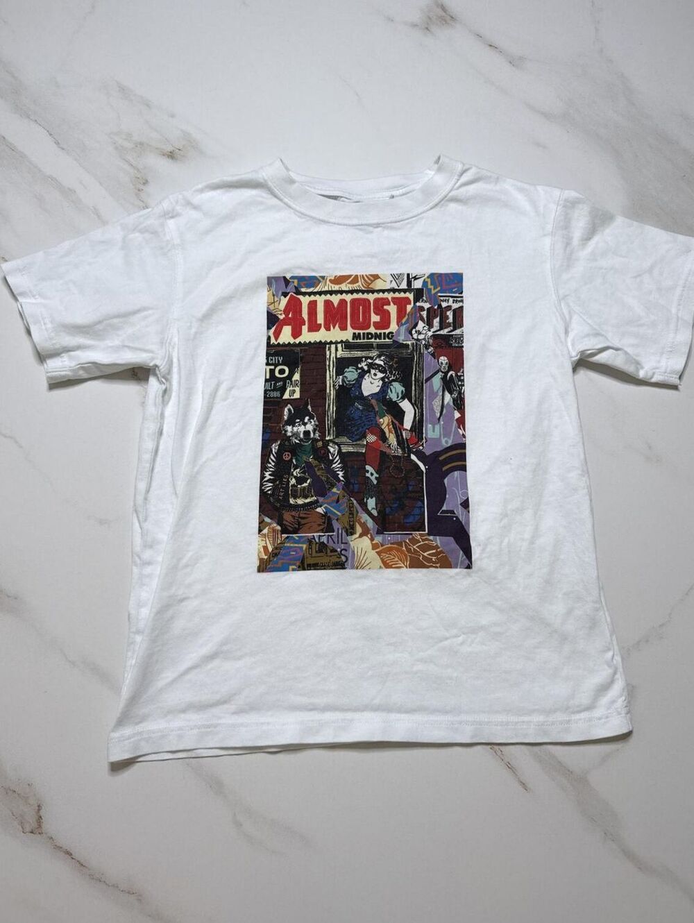 Uniqlo Graphic White T Shirt - Boys 11/12